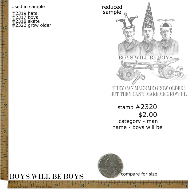 #2320 - Boys Will Be - Man